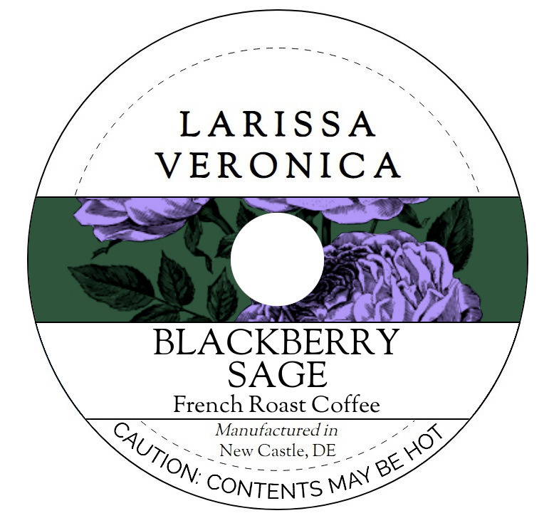 Blackberry Sage French Roast Coffee <BR>(Single Serve K-Cup Pods)