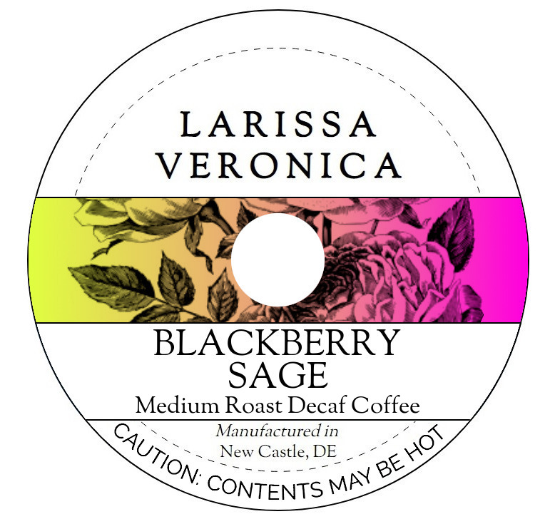 Blackberry Sage Medium Roast Decaf Coffee <BR>(Single Serve K-Cup Pods)