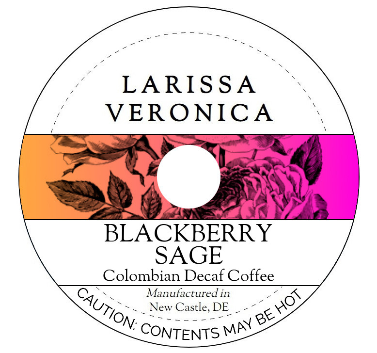 Blackberry Sage Colombian Decaf Coffee <BR>(Single Serve K-Cup Pods)