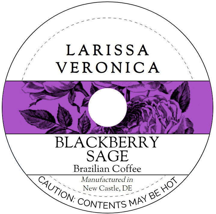 Blackberry Sage Brazilian Coffee <BR>(Single Serve K-Cup Pods)