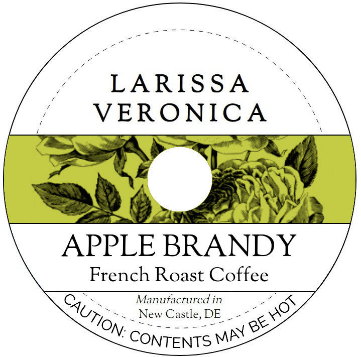 Apple Brandy French Roast Coffee <BR>(Single Serve K-Cup Pods)