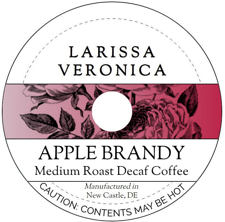 Apple Brandy Medium Roast Decaf Coffee <BR>(Single Serve K-Cup Pods)