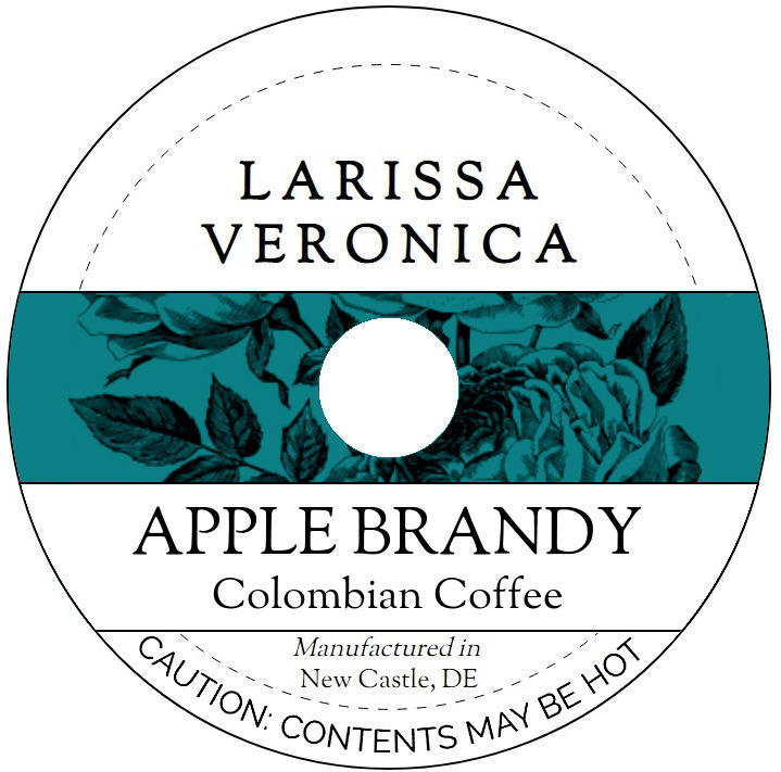 Apple Brandy Colombian Coffee <BR>(Single Serve K-Cup Pods)