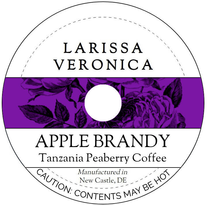 Apple Brandy Tanzania Peaberry Coffee <BR>(Single Serve K-Cup Pods)