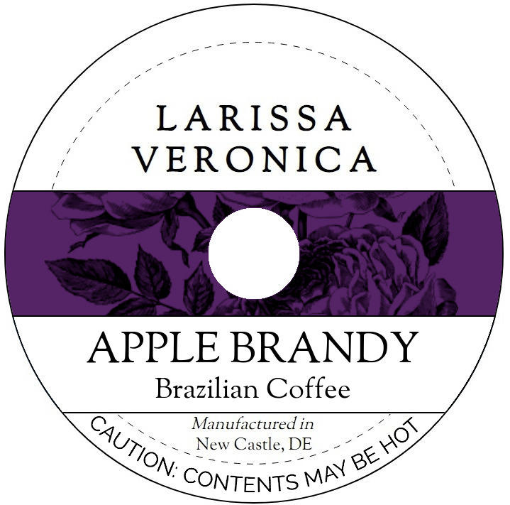 Apple Brandy Brazilian Coffee <BR>(Single Serve K-Cup Pods)