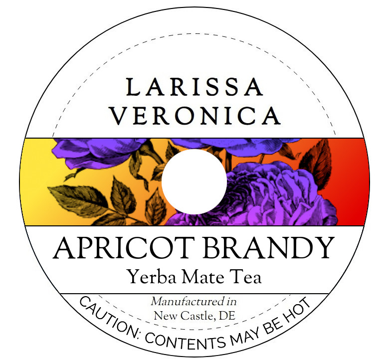 Apricot Brandy Yerba Mate Tea <BR>(Single Serve K-Cup Pods)