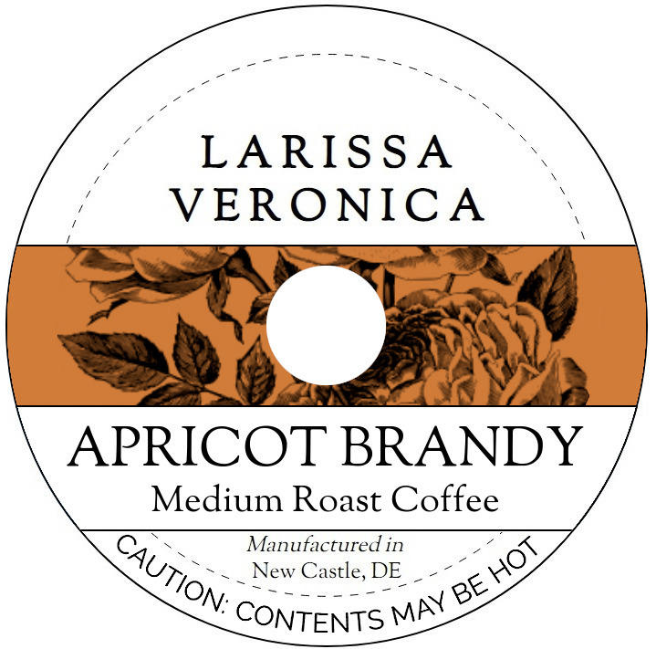 Apricot Brandy Medium Roast Coffee <BR>(Single Serve K-Cup Pods)