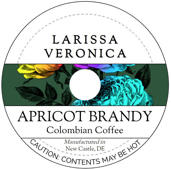 Apricot Brandy Colombian Coffee <BR>(Single Serve K-Cup Pods)