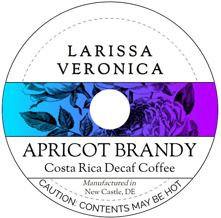 Apricot Brandy Costa Rica Decaf Coffee <BR>(Single Serve K-Cup Pods)