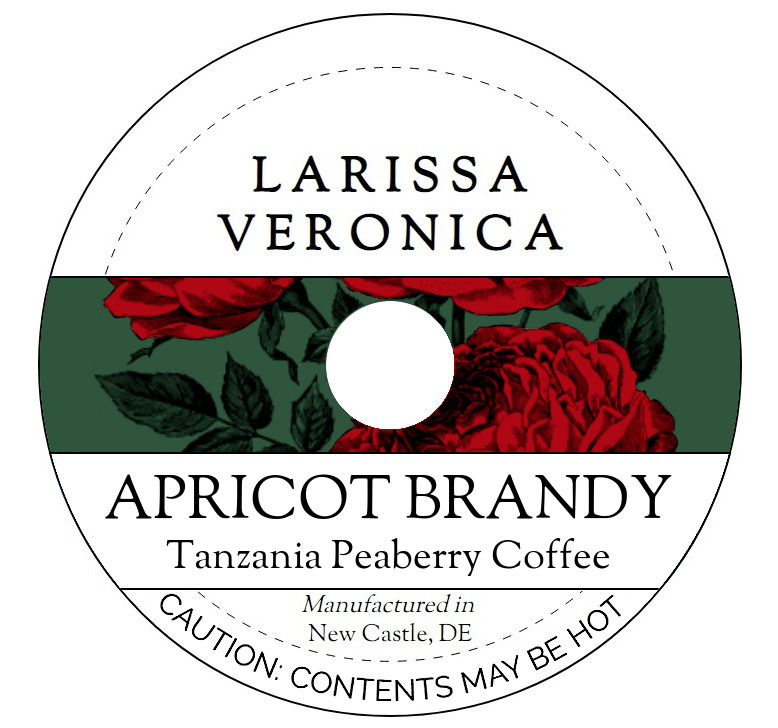 Apricot Brandy Tanzania Peaberry Coffee <BR>(Single Serve K-Cup Pods)