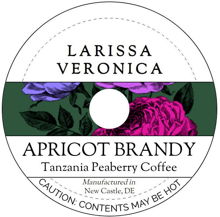 Apricot Brandy Tanzania Peaberry Coffee <BR>(Single Serve K-Cup Pods)