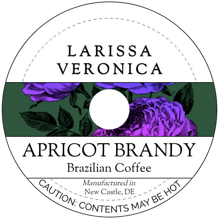 Apricot Brandy Brazilian Coffee <BR>(Single Serve K-Cup Pods)