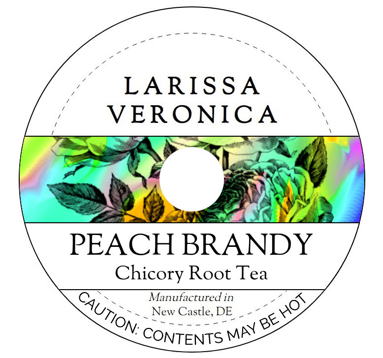 Peach Brandy Chicory Root Tea <BR>(Single Serve K-Cup Pods)
