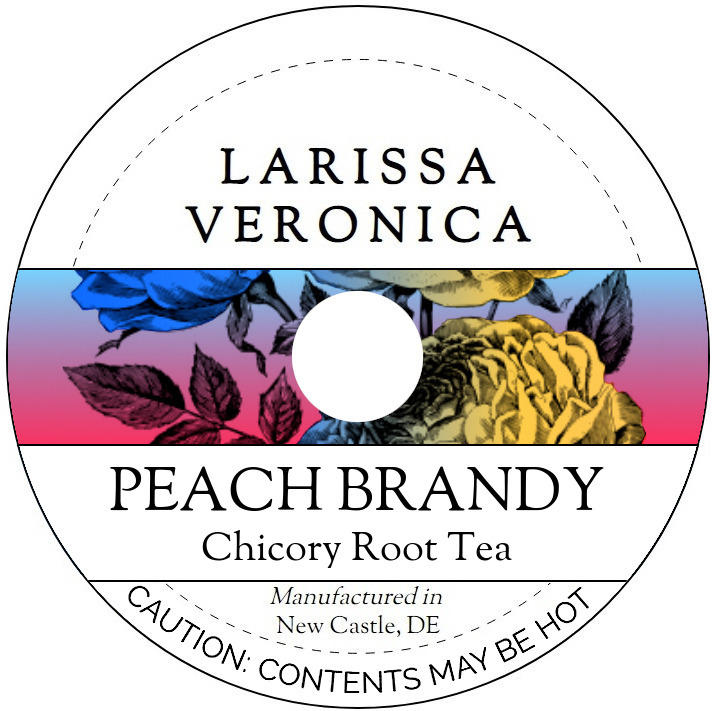 Peach Brandy Chicory Root Tea <BR>(Single Serve K-Cup Pods)