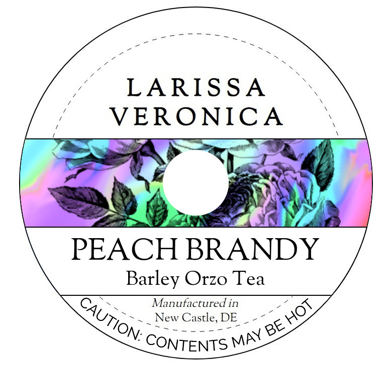Peach Brandy Barley Orzo Tea <BR>(Single Serve K-Cup Pods)