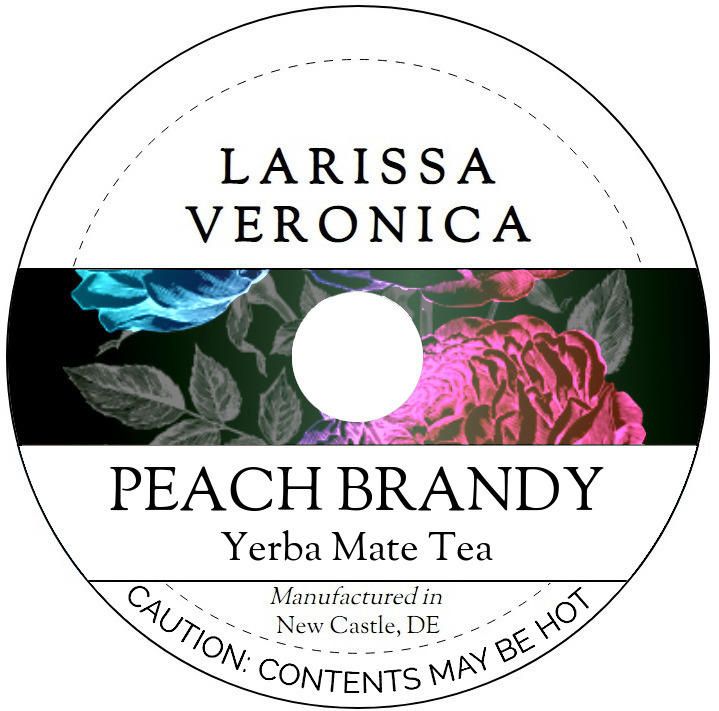 Peach Brandy Yerba Mate Tea <BR>(Single Serve K-Cup Pods)