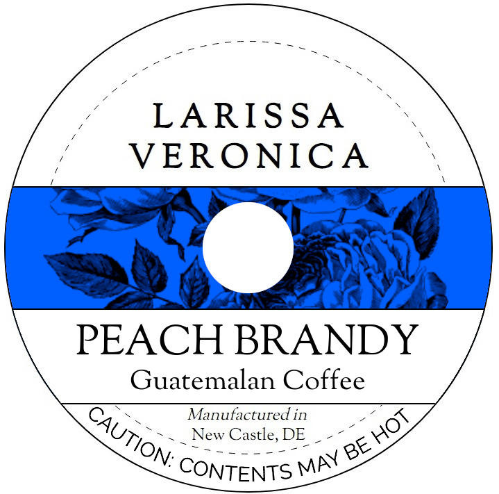 Peach Brandy Guatemalan Coffee <BR>(Single Serve K-Cup Pods)