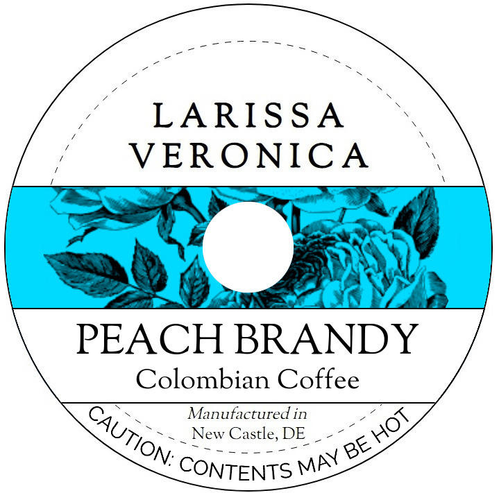 Peach Brandy Colombian Coffee <BR>(Single Serve K-Cup Pods)