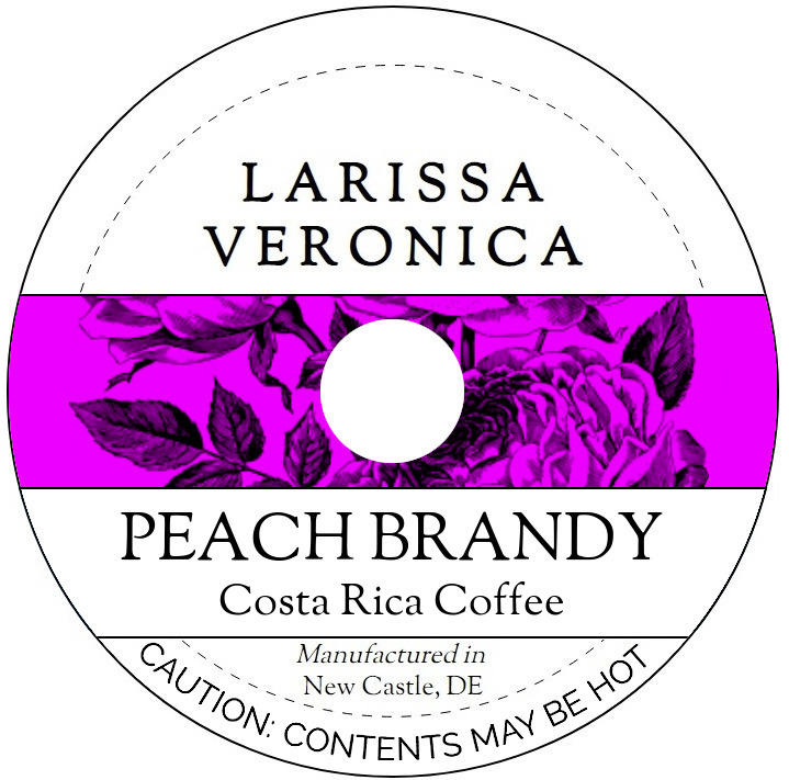 Peach Brandy Costa Rica Coffee <BR>(Single Serve K-Cup Pods)