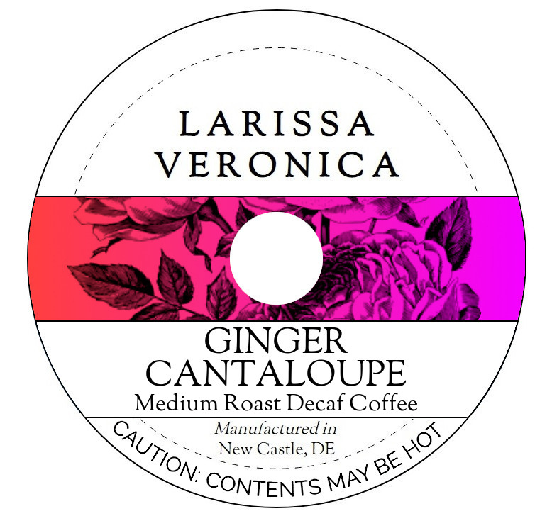 Ginger Cantaloupe Medium Roast Decaf Coffee <BR>(Single Serve K-Cup Pods)