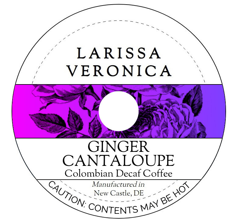 Ginger Cantaloupe Colombian Decaf Coffee <BR>(Single Serve K-Cup Pods)