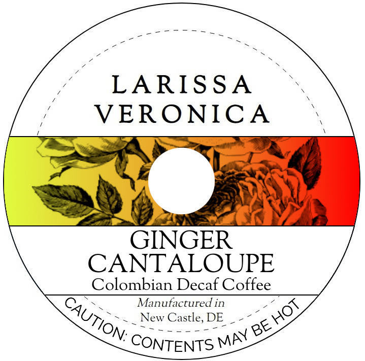 Ginger Cantaloupe Colombian Decaf Coffee <BR>(Single Serve K-Cup Pods)