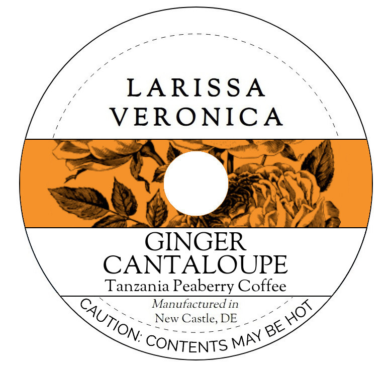 Ginger Cantaloupe Tanzania Peaberry Coffee <BR>(Single Serve K-Cup Pods)