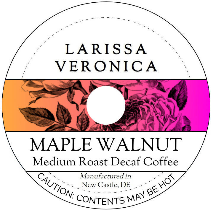 Maple Walnut Medium Roast Decaf Coffee <BR>(Single Serve K-Cup Pods)