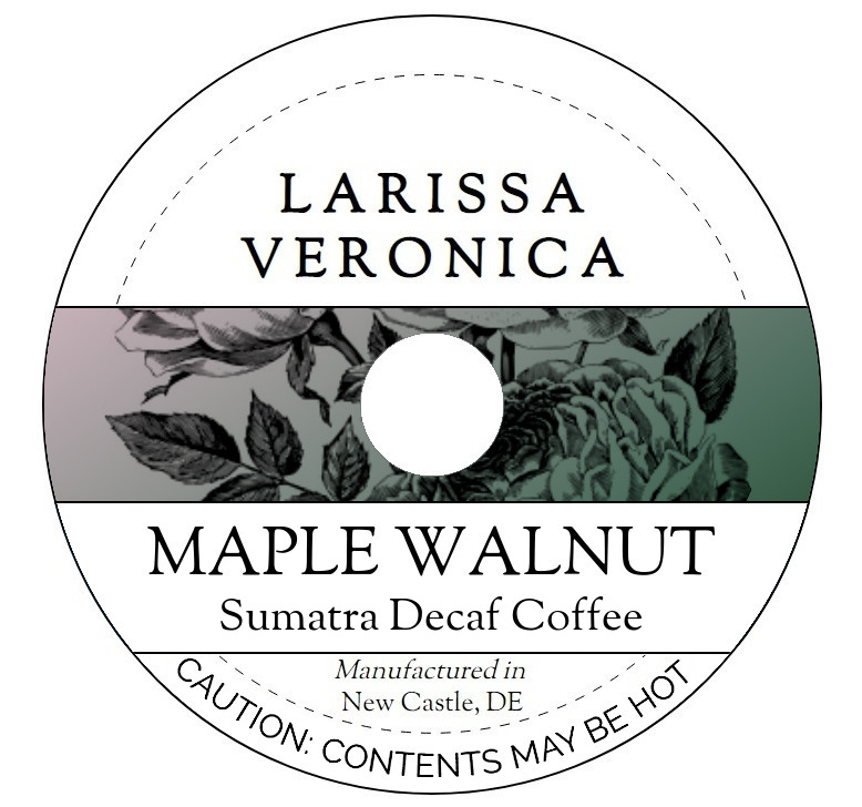 Maple Walnut Sumatra Decaf Coffee <BR>(Single Serve K-Cup Pods)