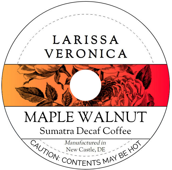 Maple Walnut Sumatra Decaf Coffee <BR>(Single Serve K-Cup Pods)