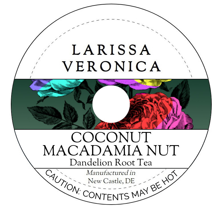 Coconut Macadamia Nut Dandelion Root Tea <BR>(Single Serve K-Cup Pods)