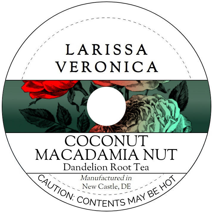 Coconut Macadamia Nut Dandelion Root Tea <BR>(Single Serve K-Cup Pods)