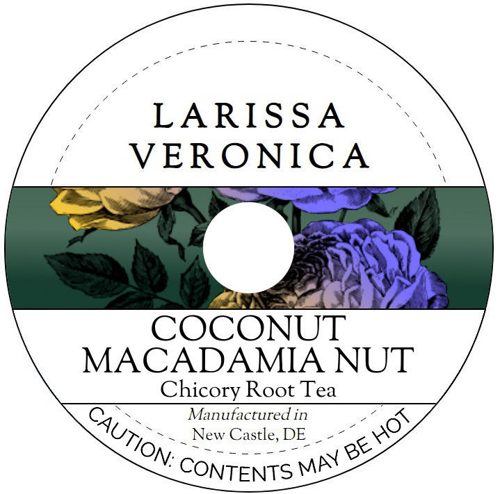 Coconut Macadamia Nut Chicory Root Tea <BR>(Single Serve K-Cup Pods)