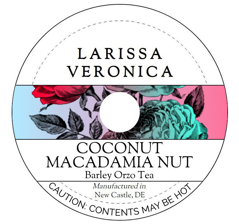 Coconut Macadamia Nut Barley Orzo Tea <BR>(Single Serve K-Cup Pods)