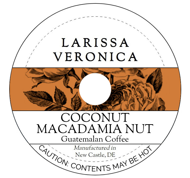 Coconut Macadamia Nut Guatemalan Coffee <BR>(Single Serve K-Cup Pods)