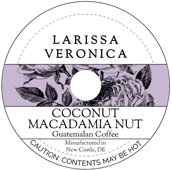 Coconut Macadamia Nut Guatemalan Coffee <BR>(Single Serve K-Cup Pods)