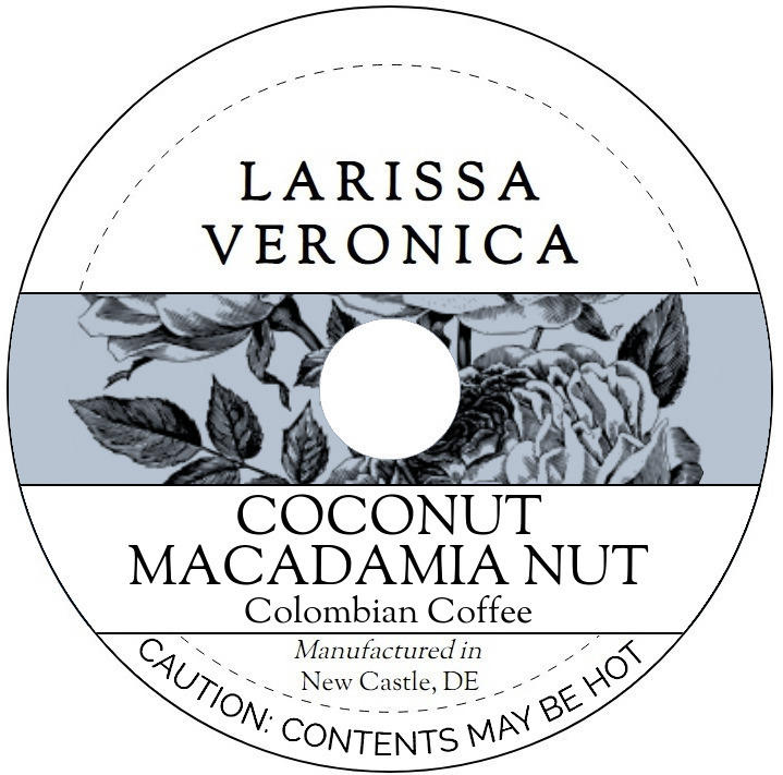 Coconut Macadamia Nut Colombian Coffee <BR>(Single Serve K-Cup Pods)