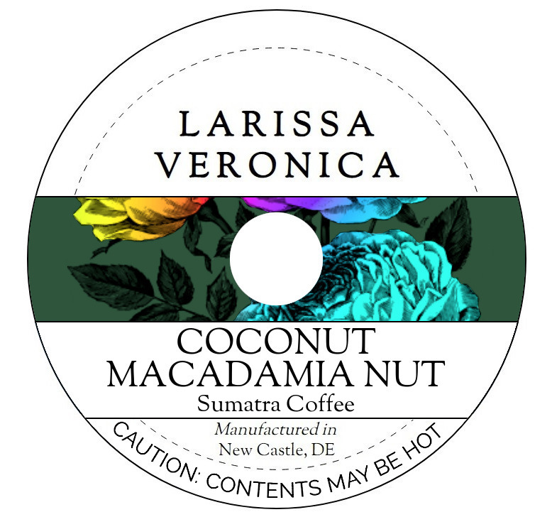 Coconut Macadamia Nut Sumatra Coffee <BR>(Single Serve K-Cup Pods)