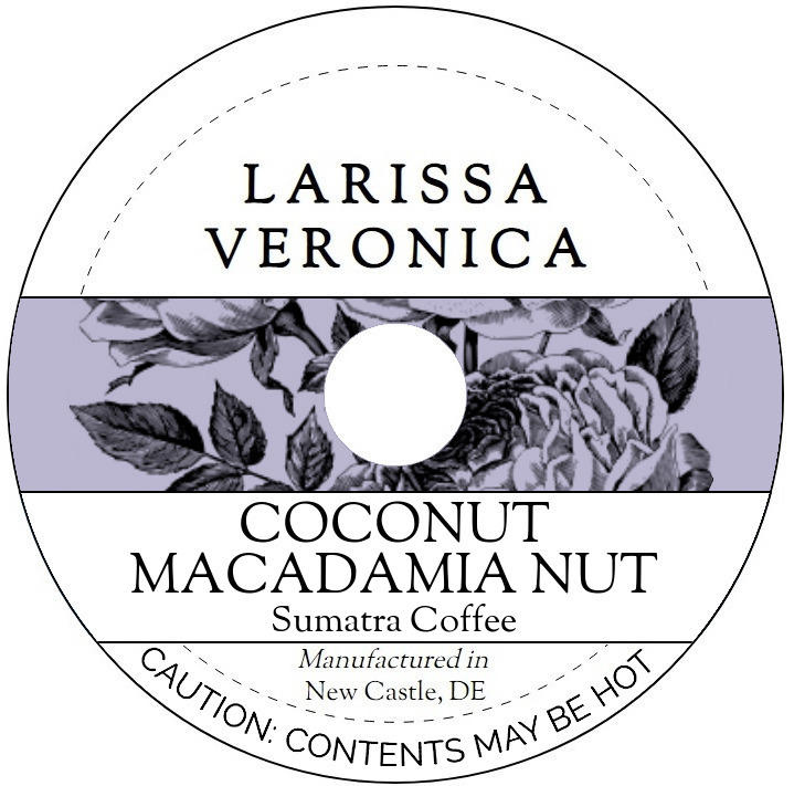 Coconut Macadamia Nut Sumatra Coffee <BR>(Single Serve K-Cup Pods)