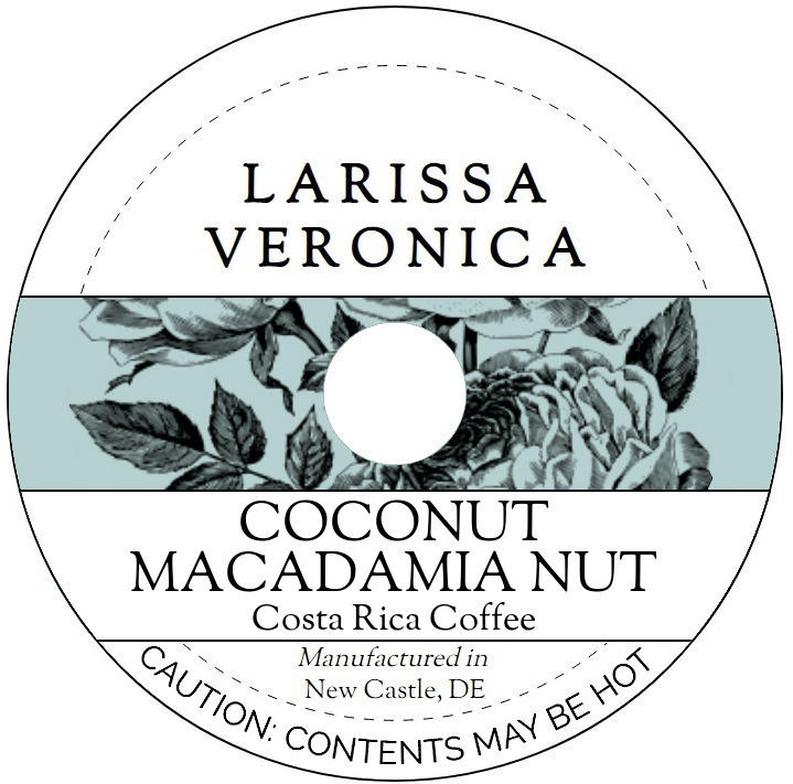 Coconut Macadamia Nut Costa Rica Coffee <BR>(Single Serve K-Cup Pods)