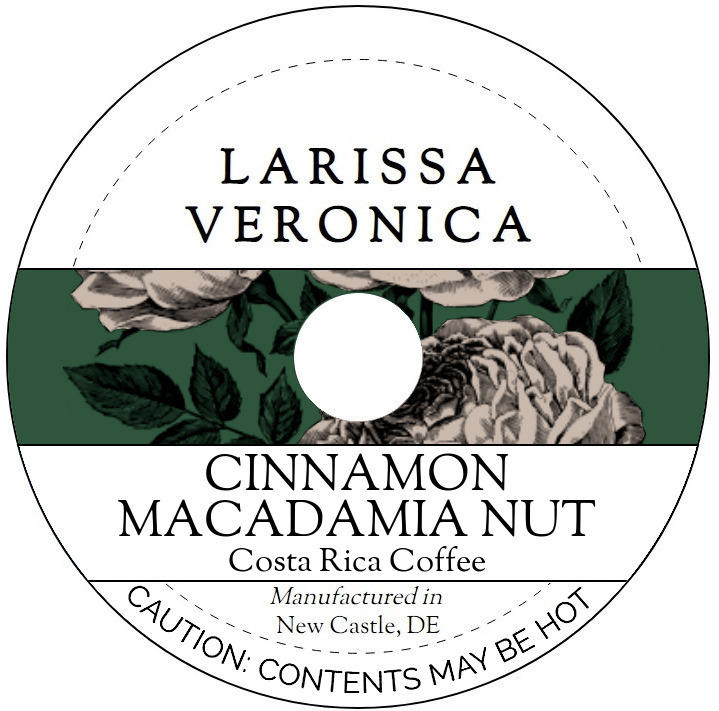Cinnamon Macadamia Nut Costa Rica Coffee <BR>(Single Serve K-Cup Pods)