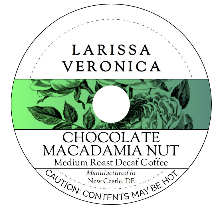 Chocolate Macadamia Nut Medium Roast Decaf Coffee <BR>(Single Serve K-Cup Pods)
