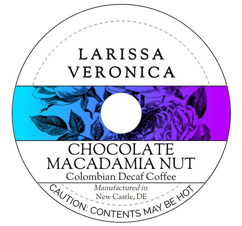 Chocolate Macadamia Nut Colombian Decaf Coffee <BR>(Single Serve K-Cup Pods)