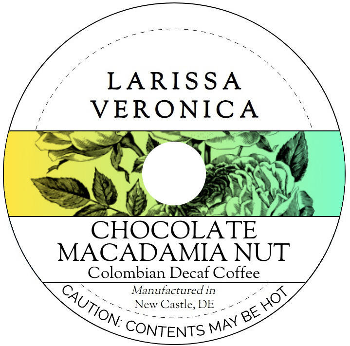 Chocolate Macadamia Nut Colombian Decaf Coffee <BR>(Single Serve K-Cup Pods)