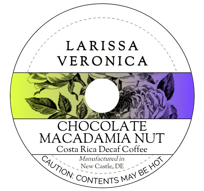 Chocolate Macadamia Nut Costa Rica Decaf Coffee <BR>(Single Serve K-Cup Pods)