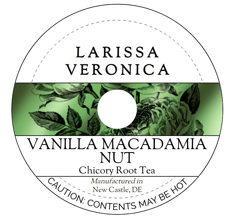 Vanilla Macadamia Nut Chicory Root Tea <BR>(Single Serve K-Cup Pods)