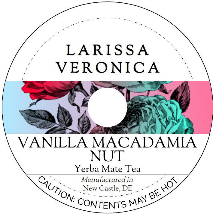 Vanilla Macadamia Nut Yerba Mate Tea <BR>(Single Serve K-Cup Pods)
