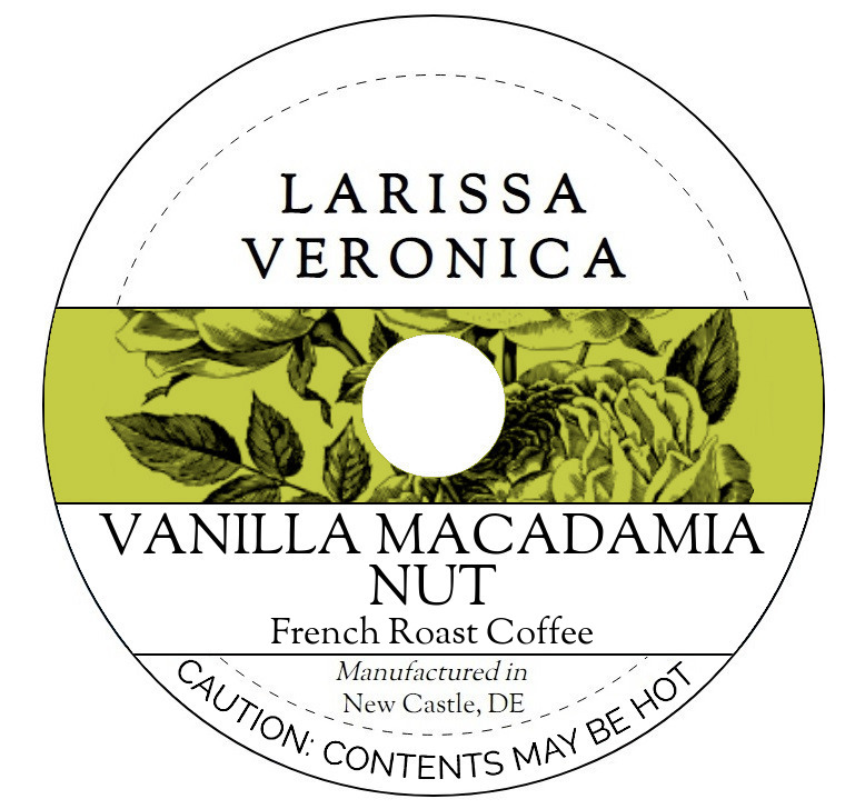 Vanilla Macadamia Nut French Roast Coffee <BR>(Single Serve K-Cup Pods)