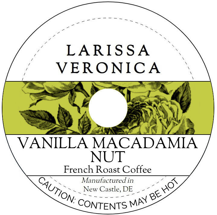 Vanilla Macadamia Nut French Roast Coffee <BR>(Single Serve K-Cup Pods)