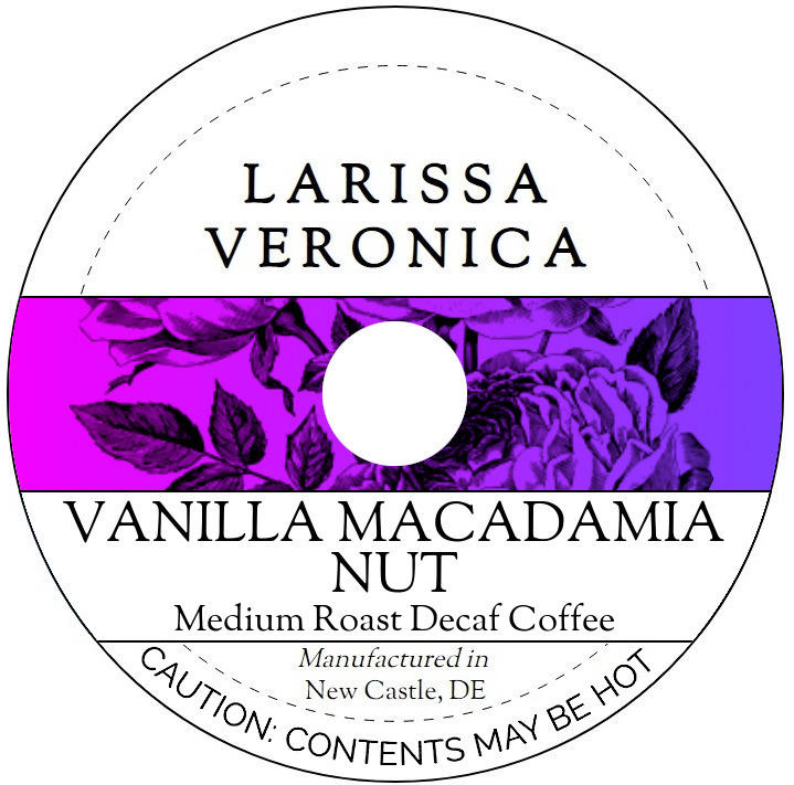 Vanilla Macadamia Nut Medium Roast Decaf Coffee <BR>(Single Serve K-Cup Pods)